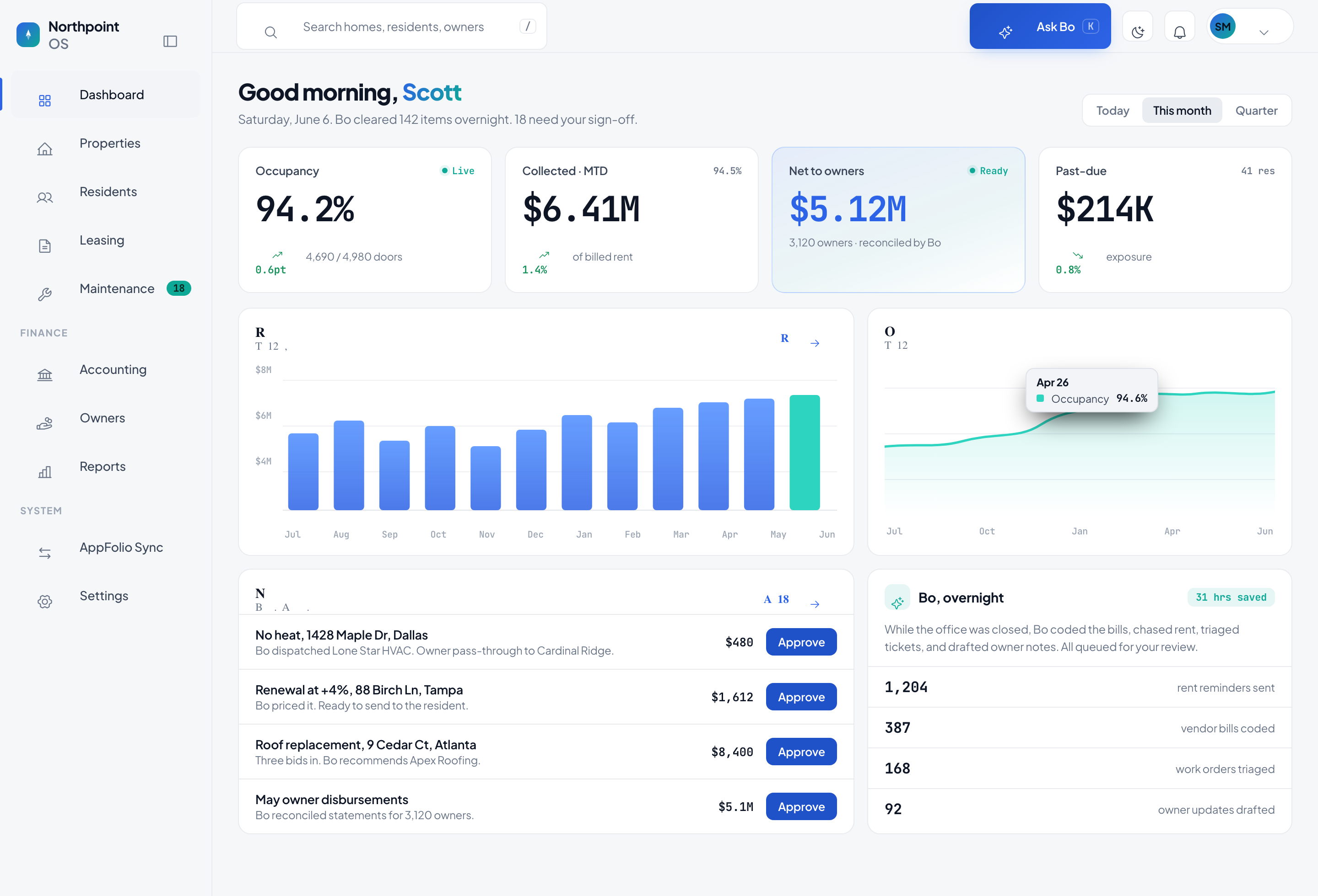 Northpoint OS — command dashboard